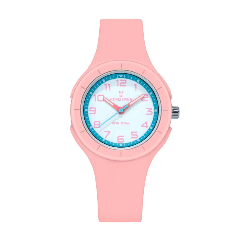 Pindao White Silicone Student Exam Watch - Image 9