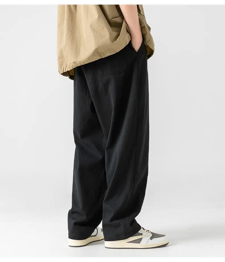 Men Fleece Lined Drapey Brown Pants 2025 — feature 12