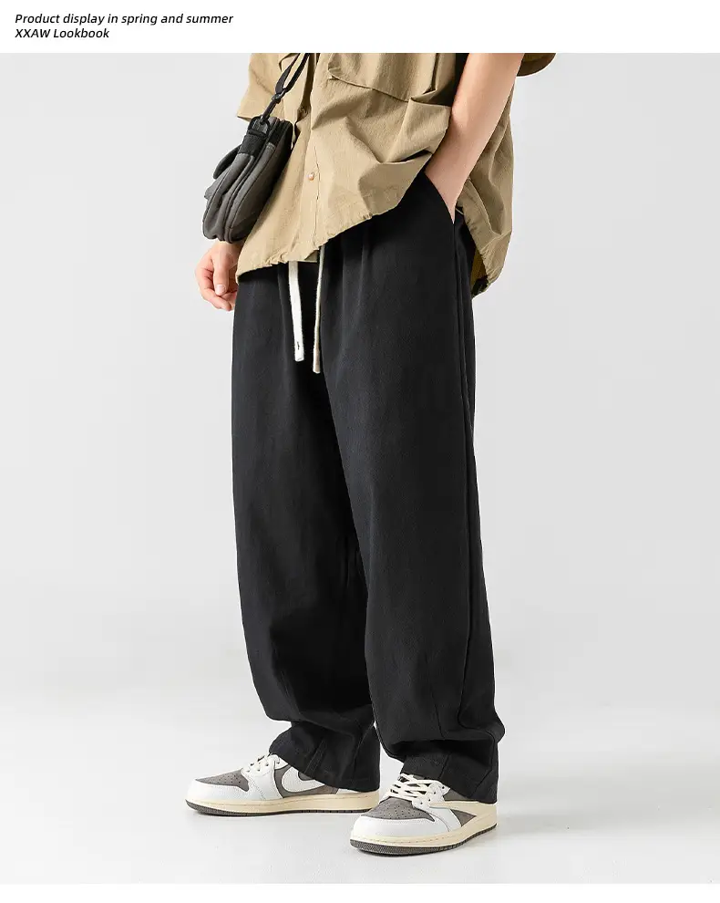 Men Fleece Lined Drapey Brown Pants 2025 — feature 13