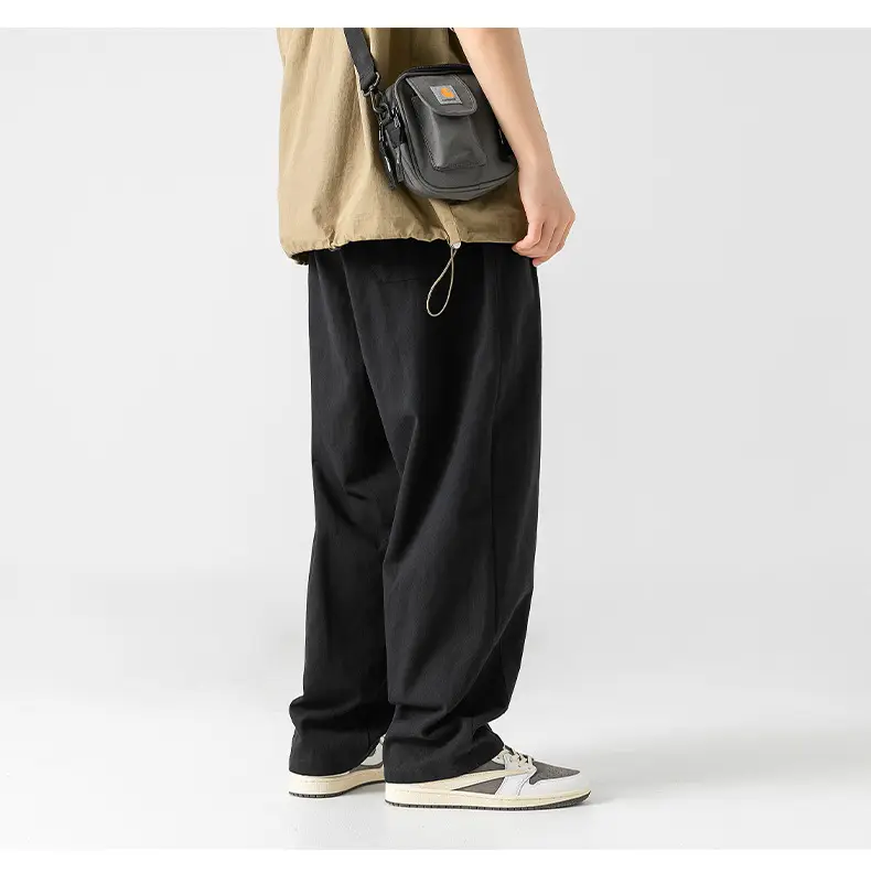 Men Fleece Lined Drapey Brown Pants 2025 — feature 16