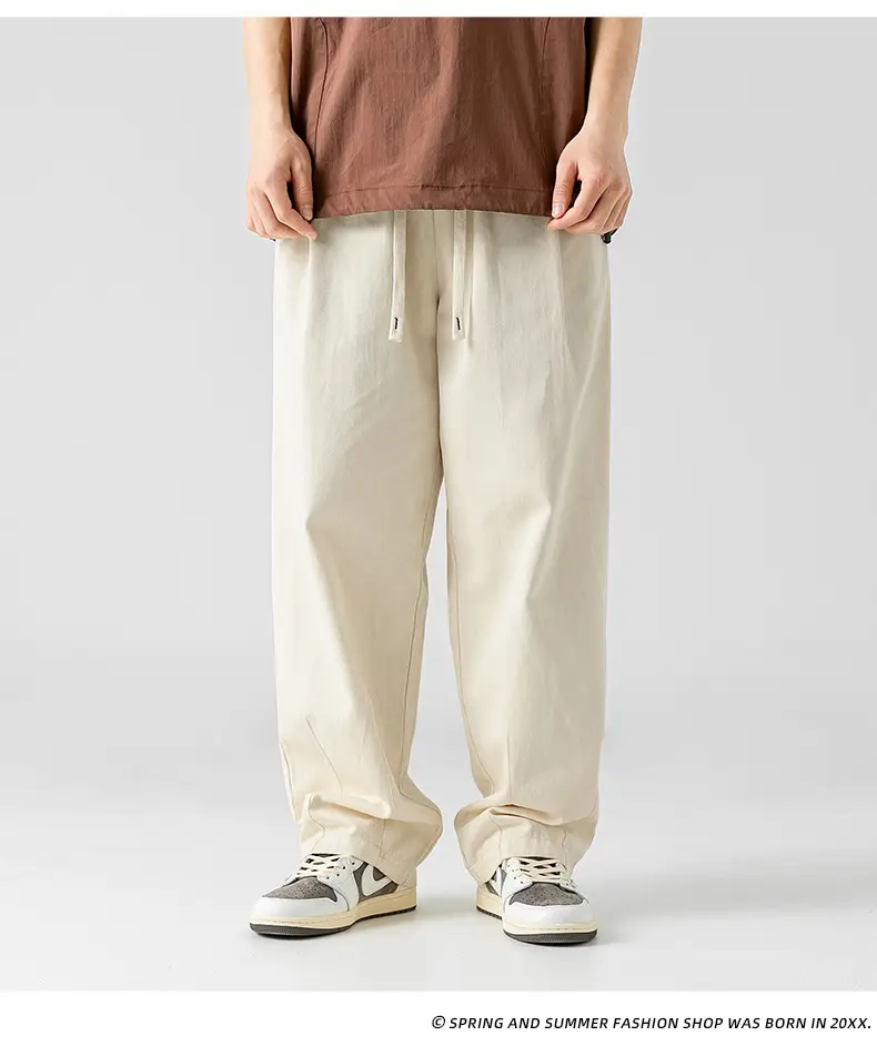 Men Fleece Lined Drapey Brown Pants 2025 — feature 18