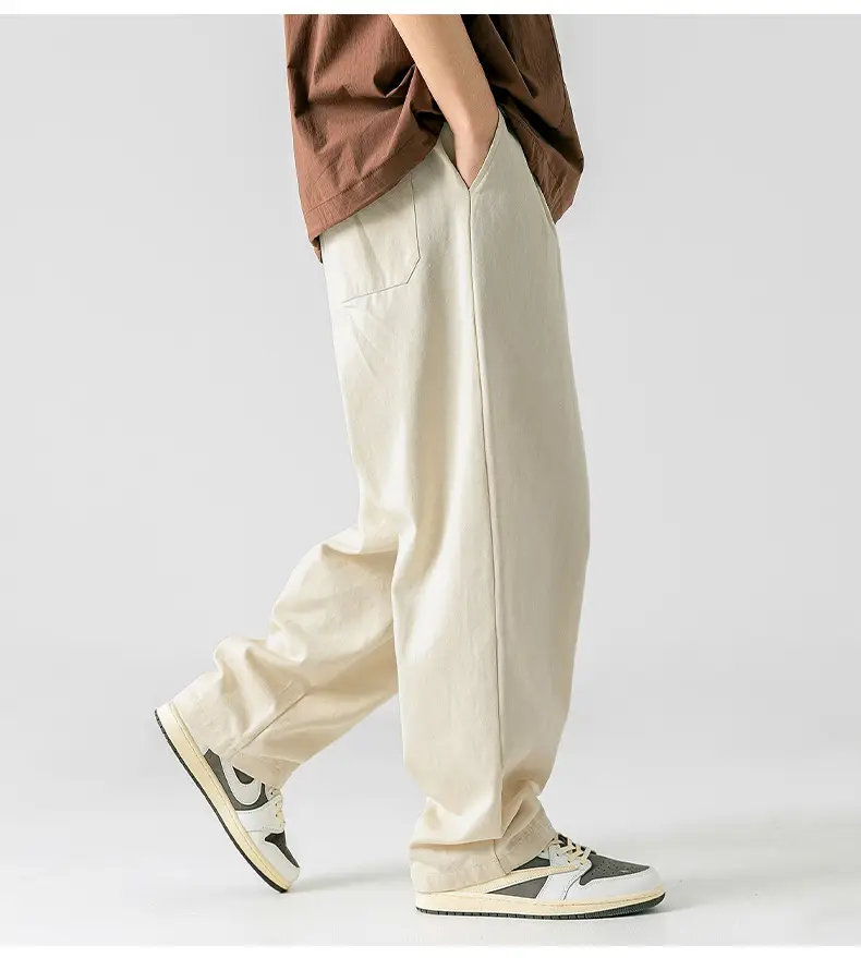 Men Fleece Lined Drapey Brown Pants 2025 — feature 23