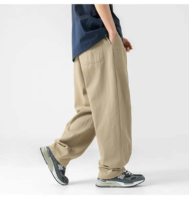 Men Fleece Lined Drapey Brown Pants 2025 — feature 35