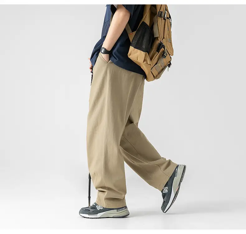 Men Fleece Lined Drapey Brown Pants 2025 — feature 38
