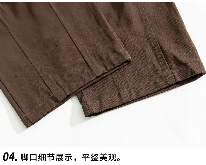 Men Fleece Lined Drapey Brown Pants 2025 — feature 44