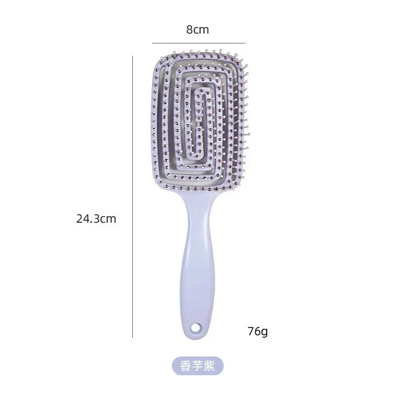 Women's Special High Cranial Top Hair Comb with Air Cushion - Image 7