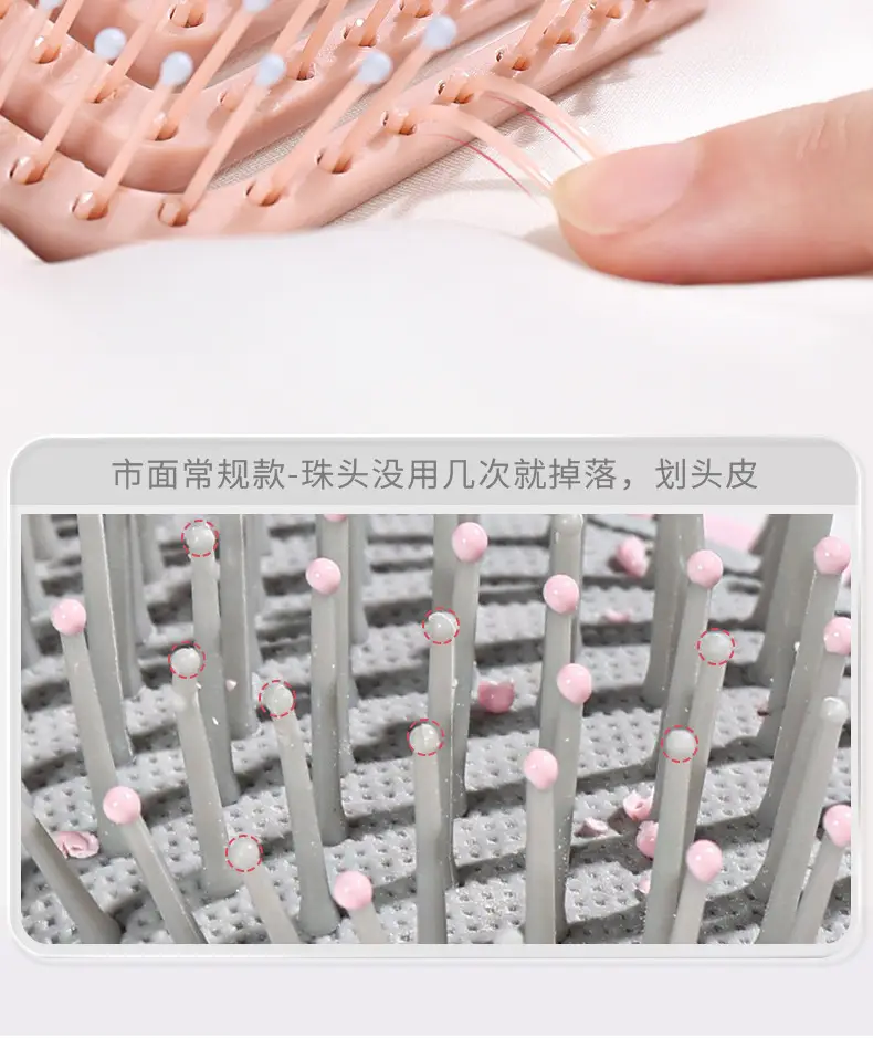 Women's Special High Cranial Top Hair Comb with Air Cushion — feature 18