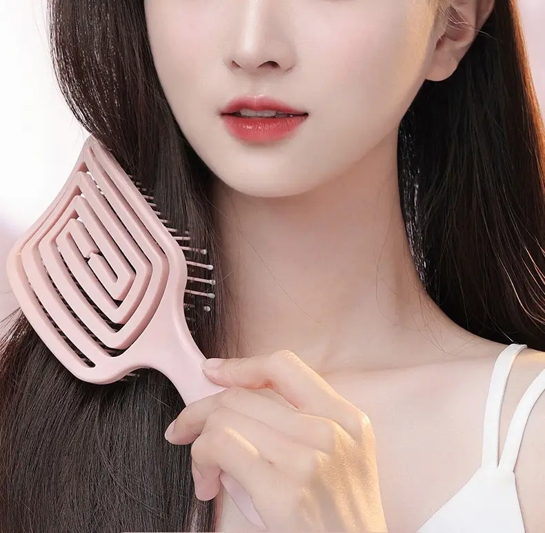 Women's Special High Cranial Top Hair Comb with Air Cushion — feature 4