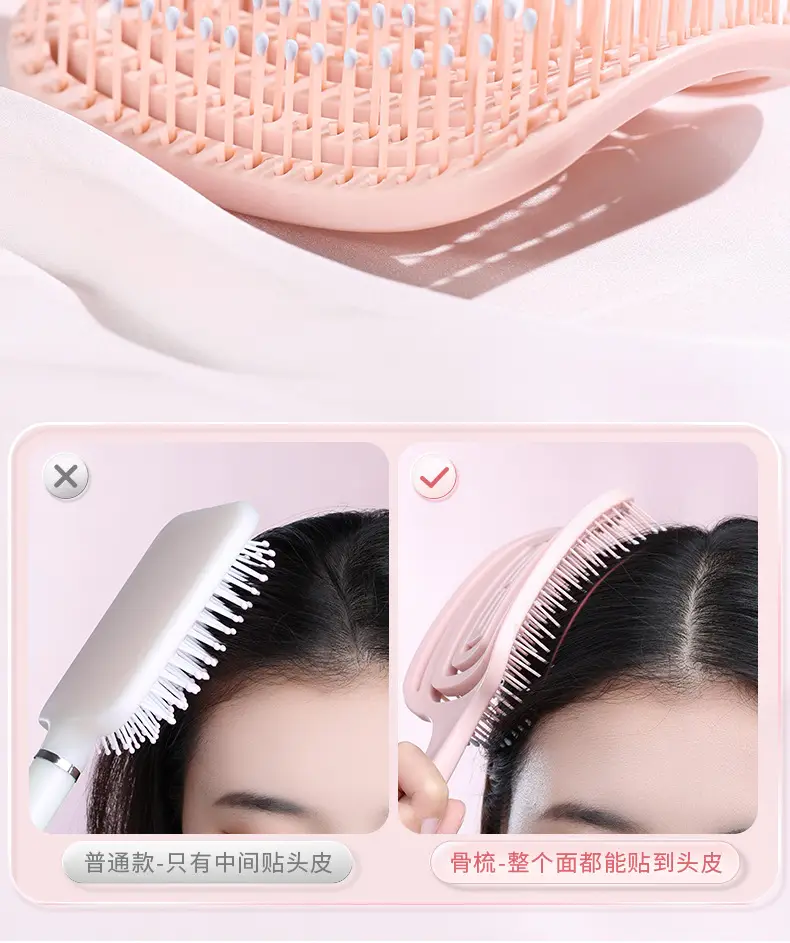 Women's Special High Cranial Top Hair Comb with Air Cushion — feature 8