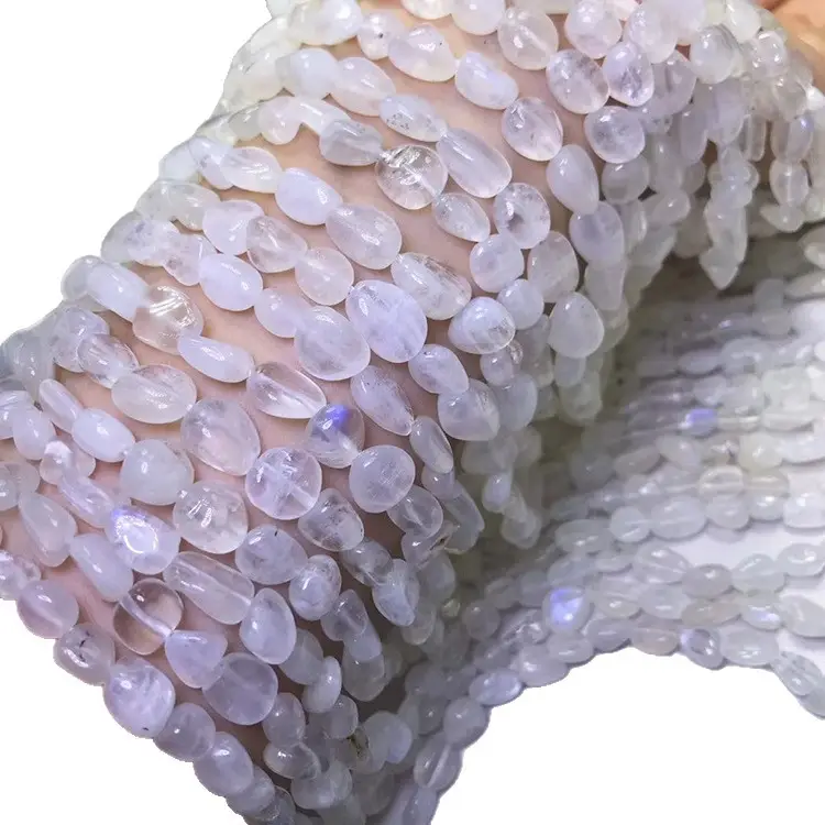 India Natural Irregular Faceted Moonstone Gems - Image 5