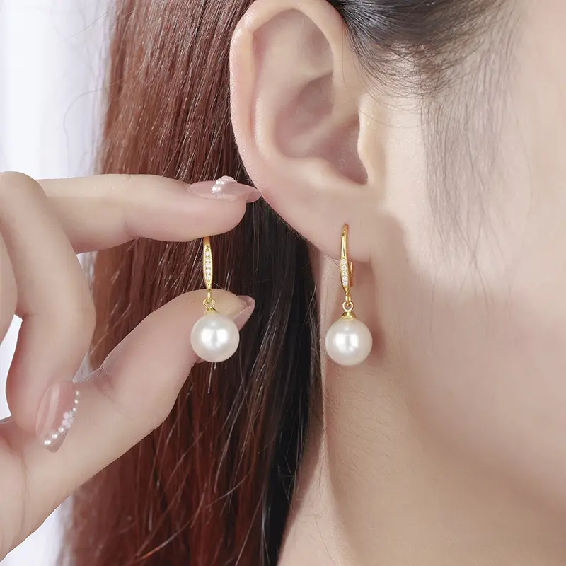 2023 Korean Style Pearl Drop Earrings for Women - Image 2