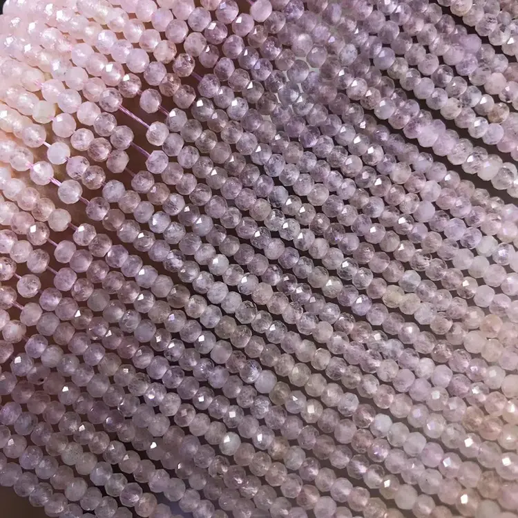 Natural Morganite Loose Beads Pink Semi-Finished - Image 2
