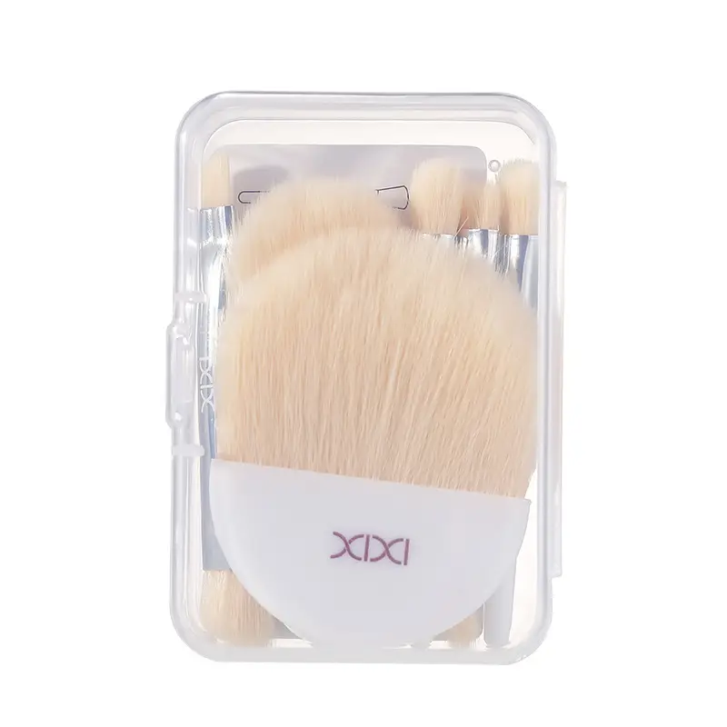 XIXI 6-Piece Mini Portable Makeup Brush Set with Soft Bristles - Image 7
