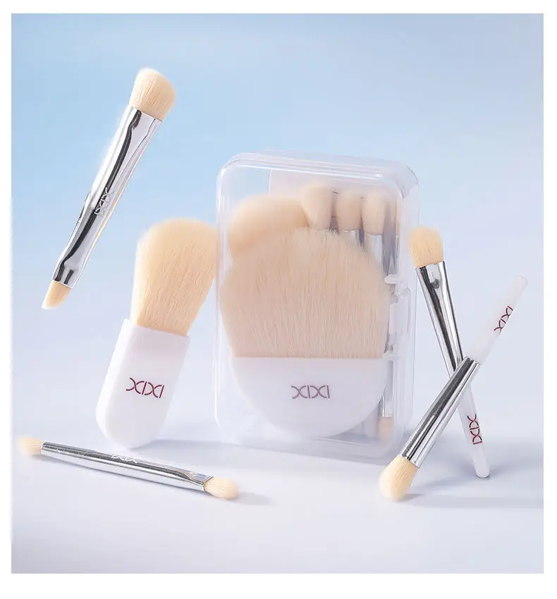 XIXI 6-Piece Mini Portable Makeup Brush Set with Soft Bristles — feature 9