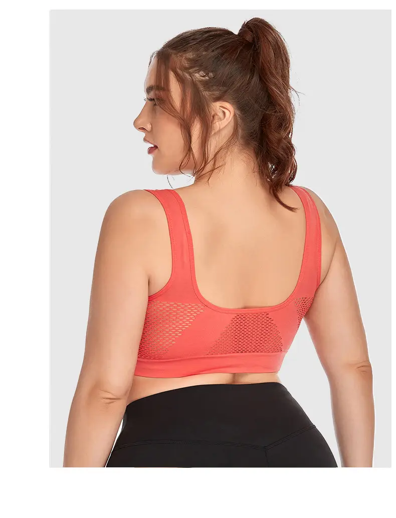 Mesh Yoga Bra No Steel Ring Running Vest for Women — feature 19