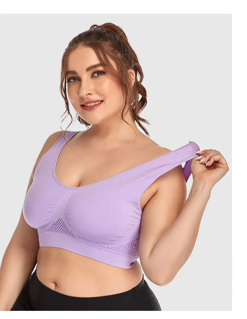 Mesh Yoga Bra No Steel Ring Running Vest for Women — feature 20