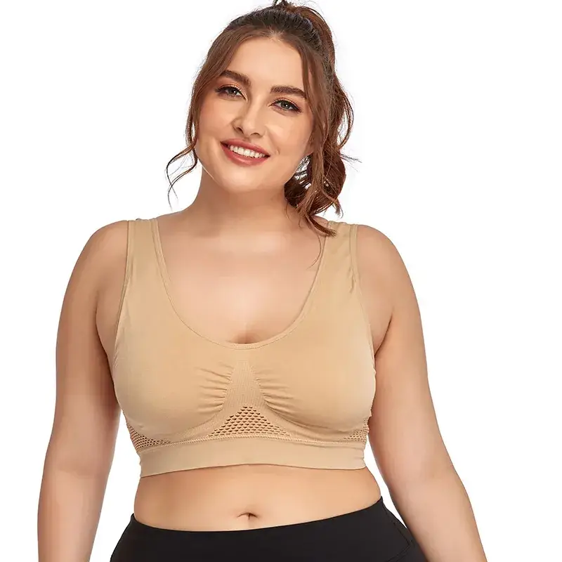 Mesh Yoga Bra No Steel Ring Running Vest for Women - Image 2