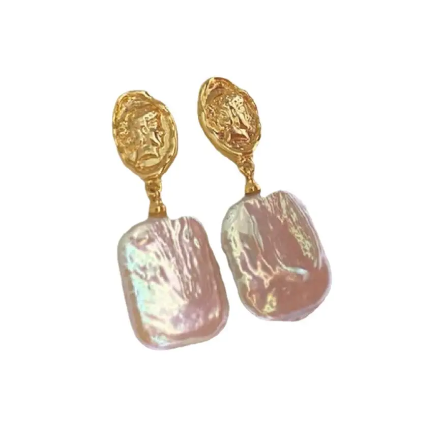 S925 Gold Plated Pearls Earrings for Women - Image 8