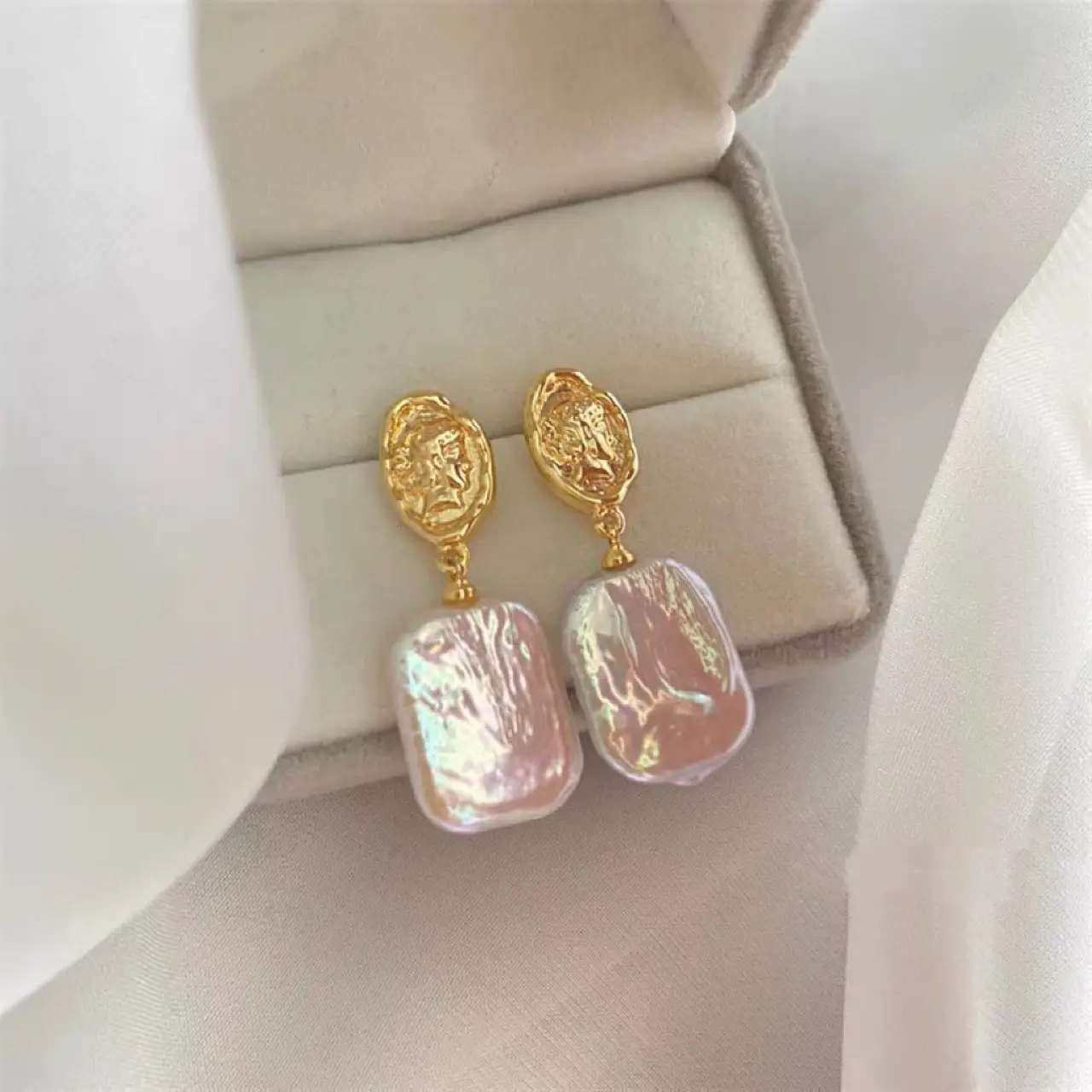 S925 Gold Plated Pearls Earrings for Women — feature 9