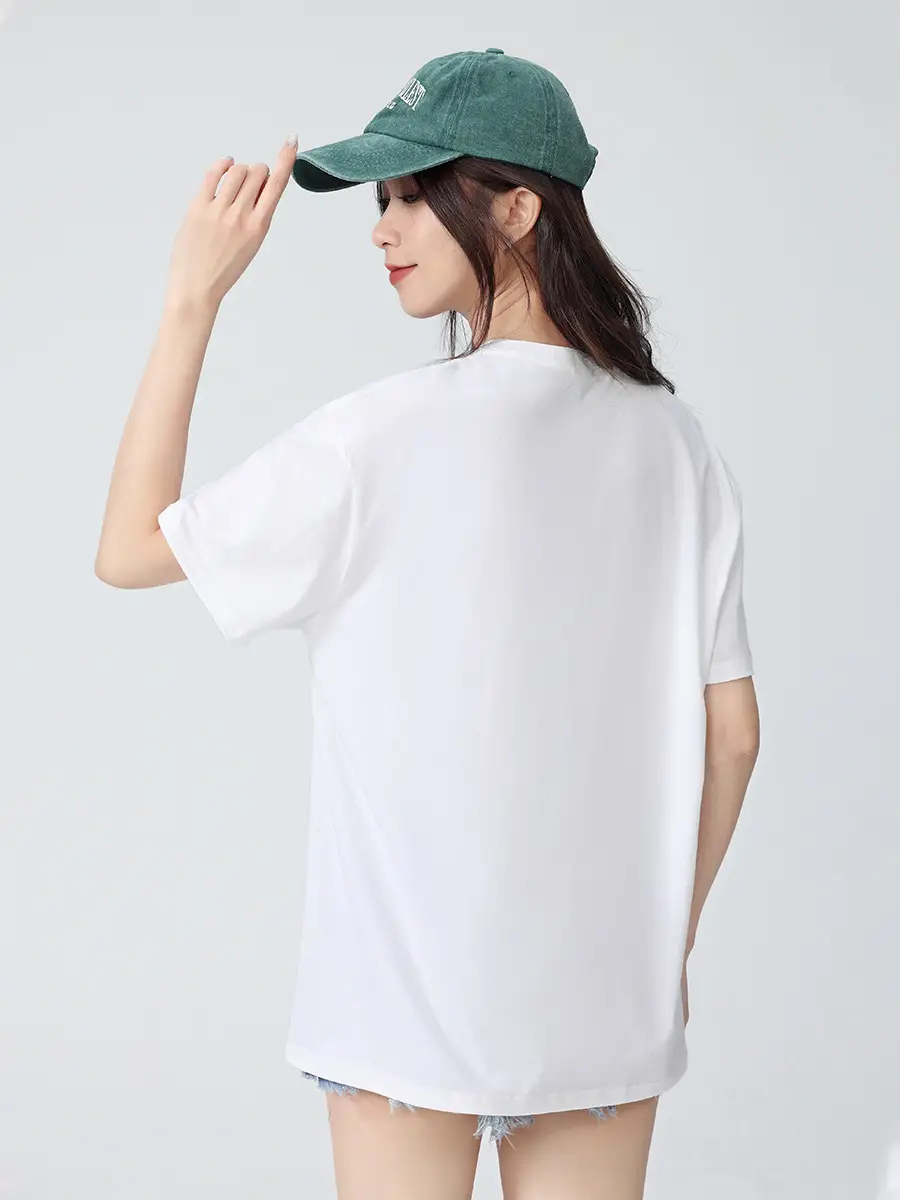 Pure Cotton Green Crew Neck T-Shirt