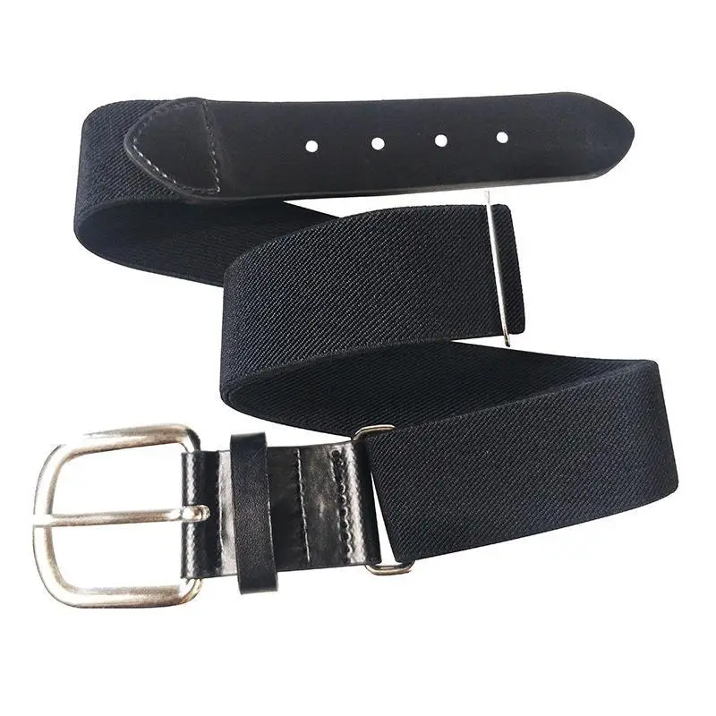 Black Leather Crossbody Belt for Girls Boys Casual Sport