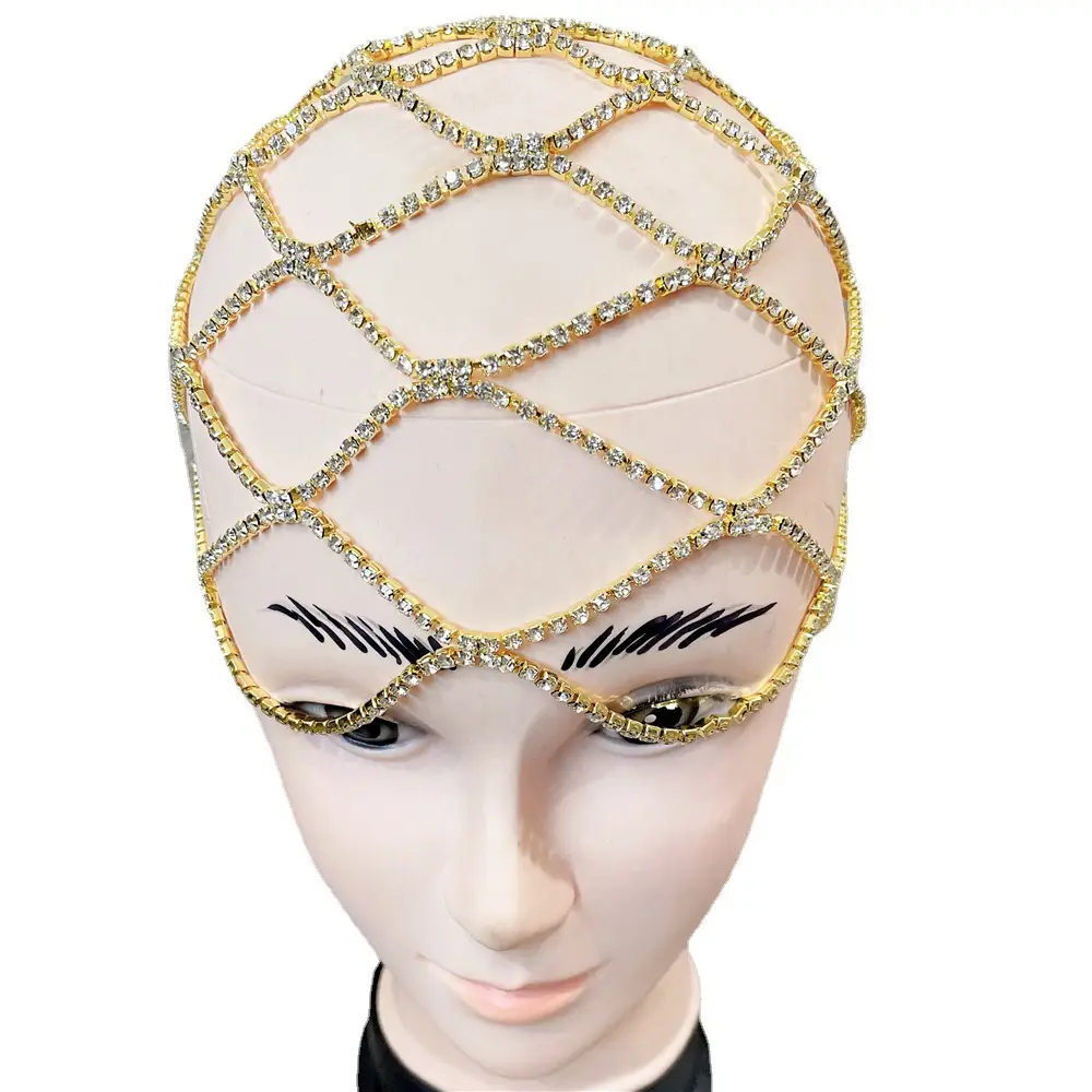 Welding Rhinestone Hair Crown for Women Bridal Headdress