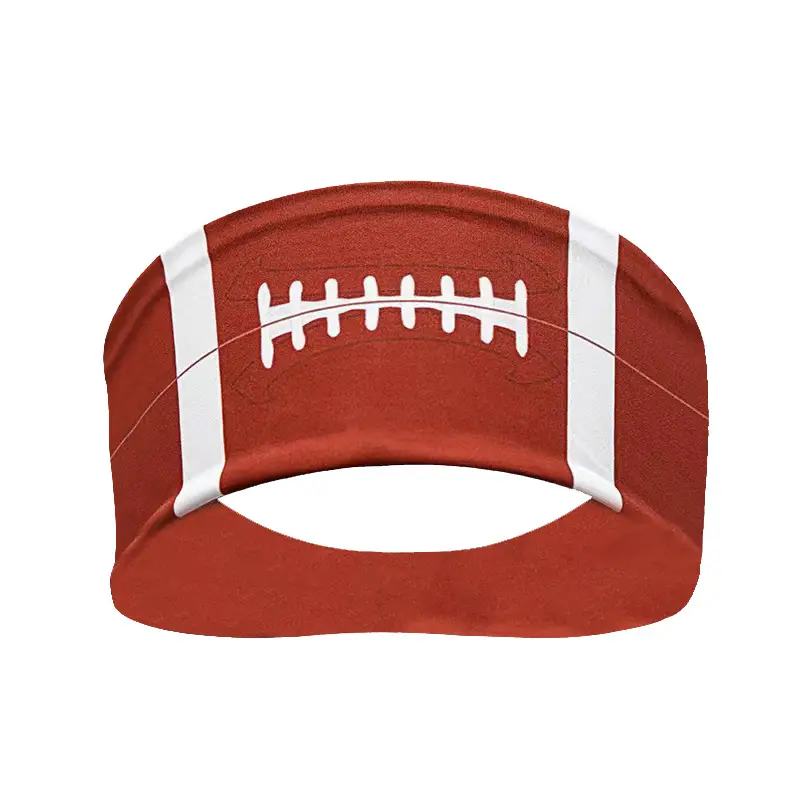 Sports Baseball Headband Yellow Red Stitched Men Women Running Fitness - Image 12