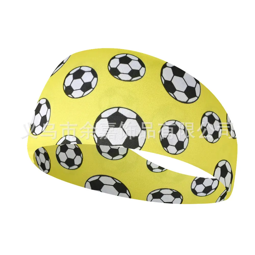 Sports Baseball Headband Yellow Red Stitched Men Women Running Fitness - Image 40