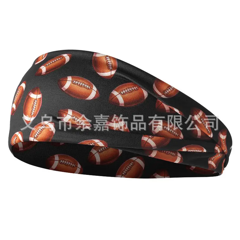 Sports Baseball Headband Yellow Red Stitched Men Women Running Fitness - Image 45
