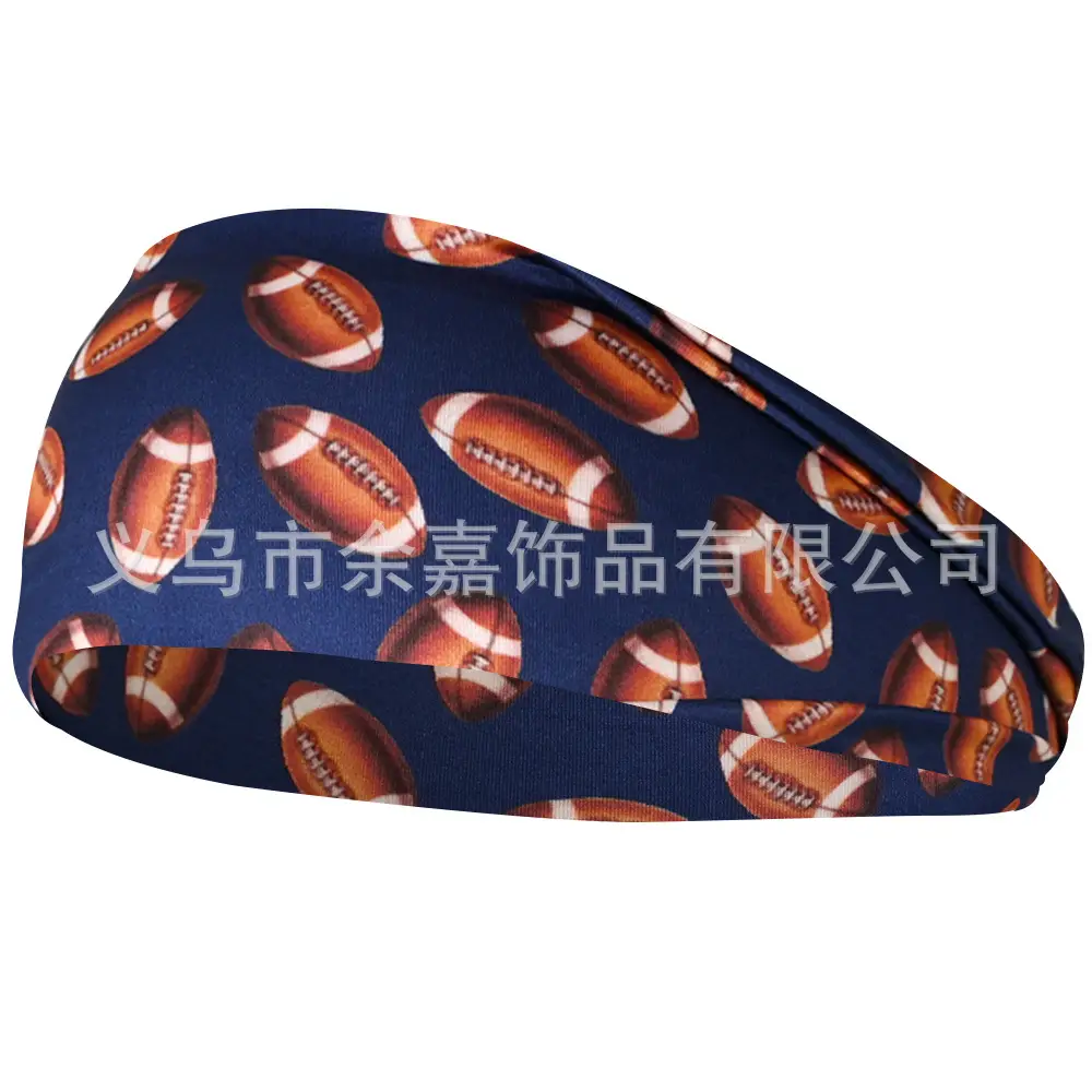 Sports Baseball Headband Yellow Red Stitched Men Women Running Fitness - Image 47