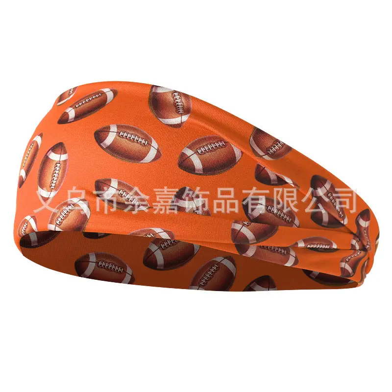 Sports Baseball Headband Yellow Red Stitched Men Women Running Fitness - Image 51