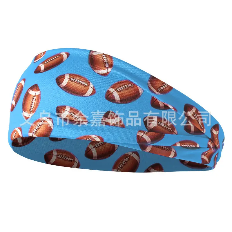 Sports Baseball Headband Yellow Red Stitched Men Women Running Fitness - Image 54