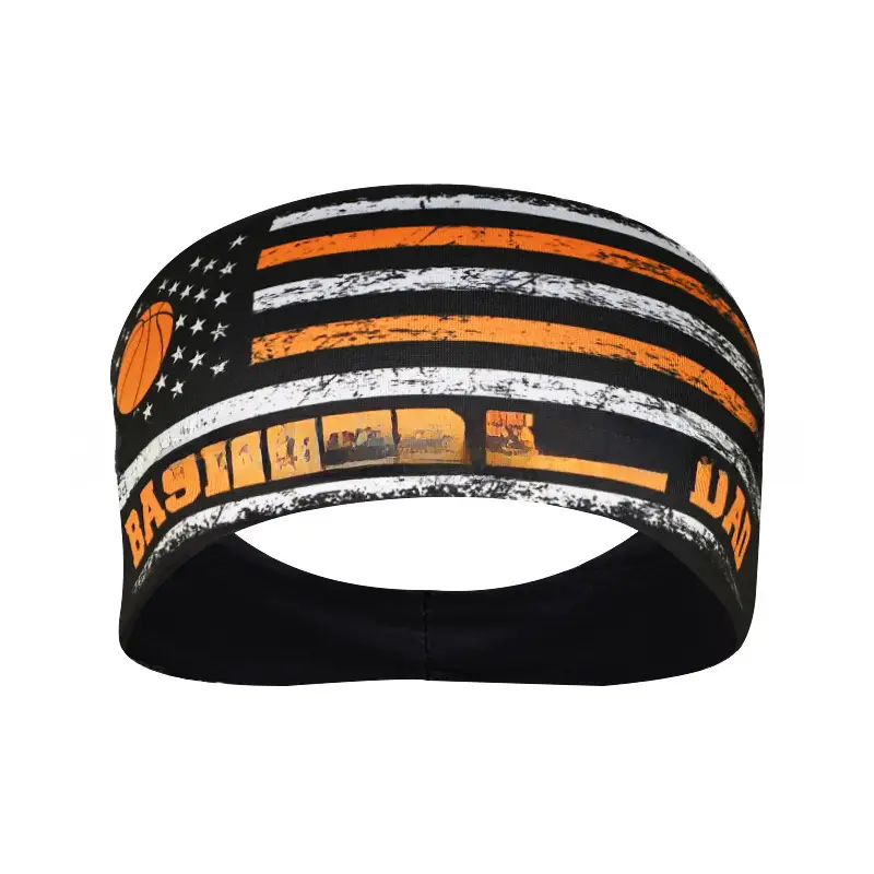 Sports Baseball Headband Yellow Red Stitched Men Women Running Fitness - Image 21