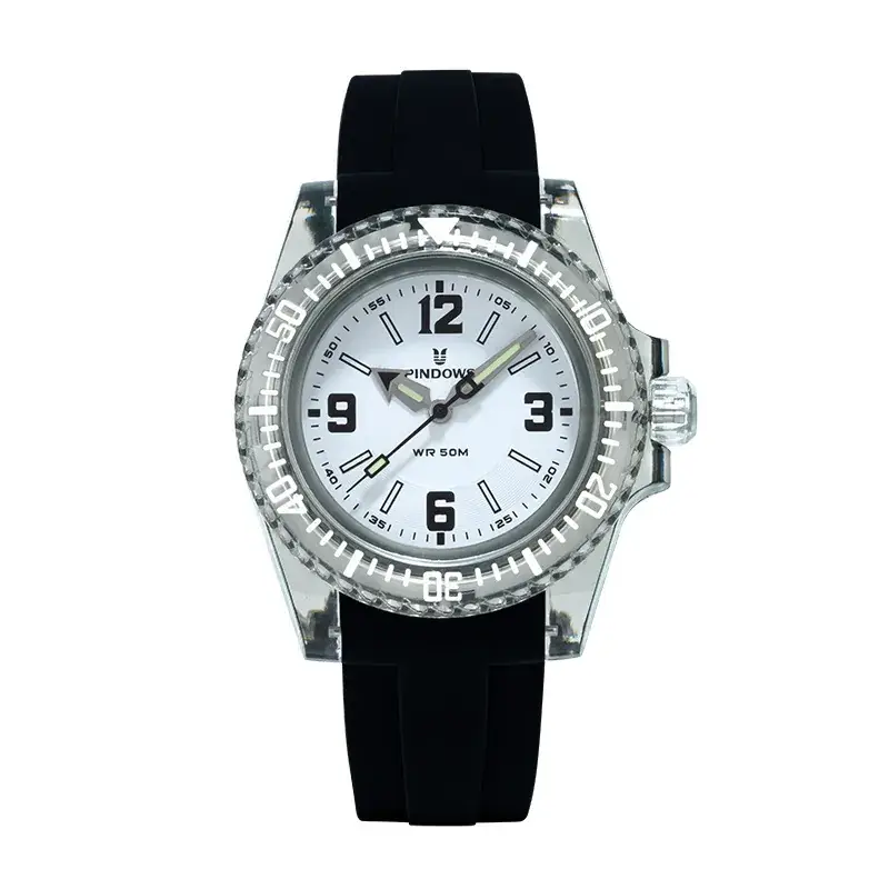 Crystal Watch for Women Men Mint Green Quartz - Image 9
