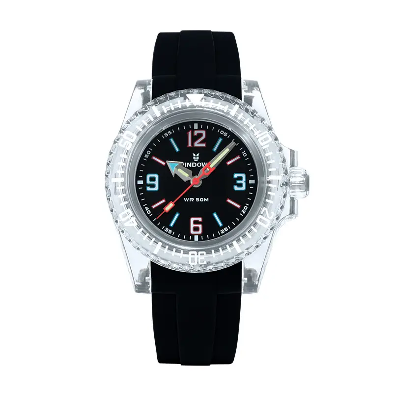 Crystal Watch for Women Men Mint Green Quartz — feature 10