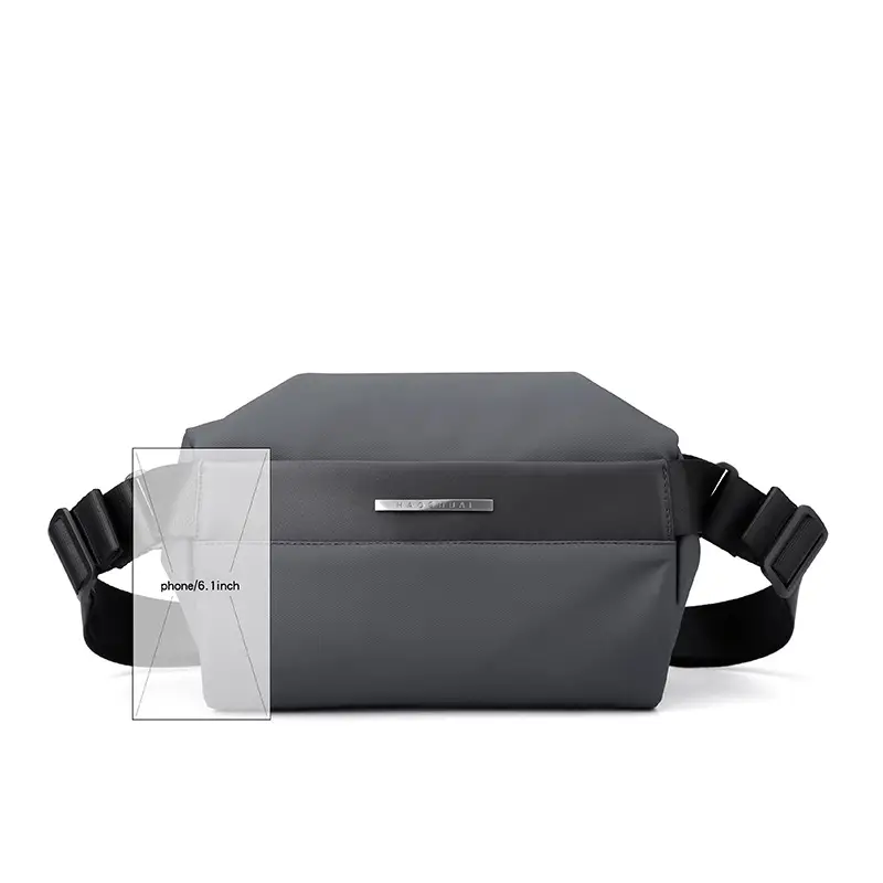 Men's Waterproof Nylon Crossbody Bag Large Capacity - Image 7