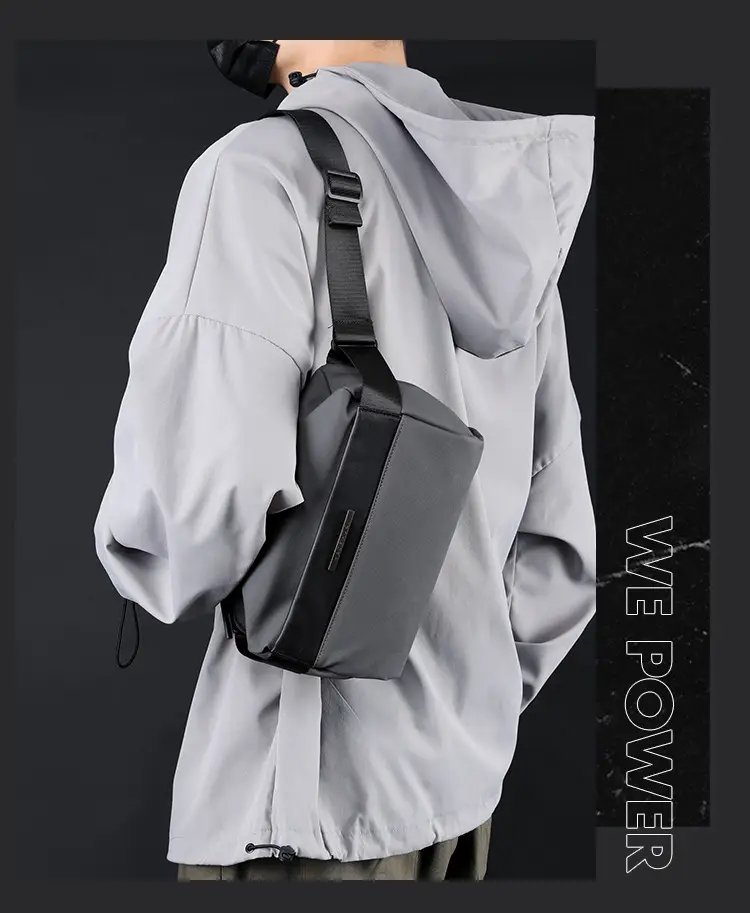 Men's Waterproof Nylon Crossbody Bag Large Capacity — feature 15