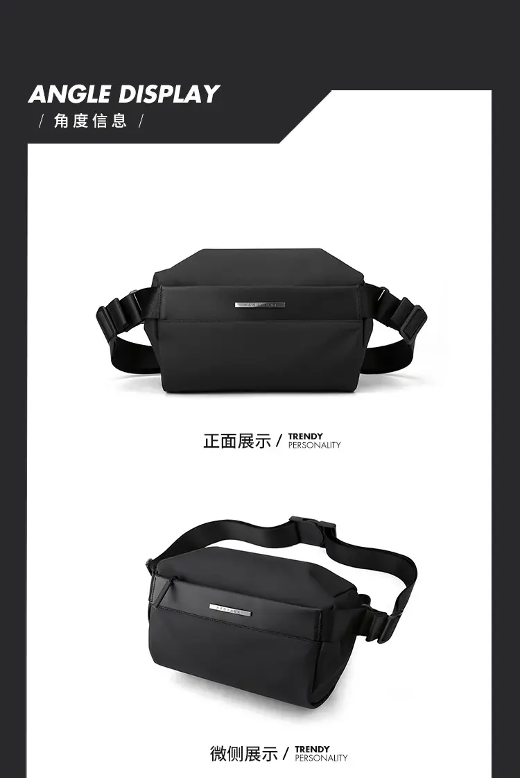 Men's Waterproof Nylon Crossbody Bag Large Capacity — feature 19