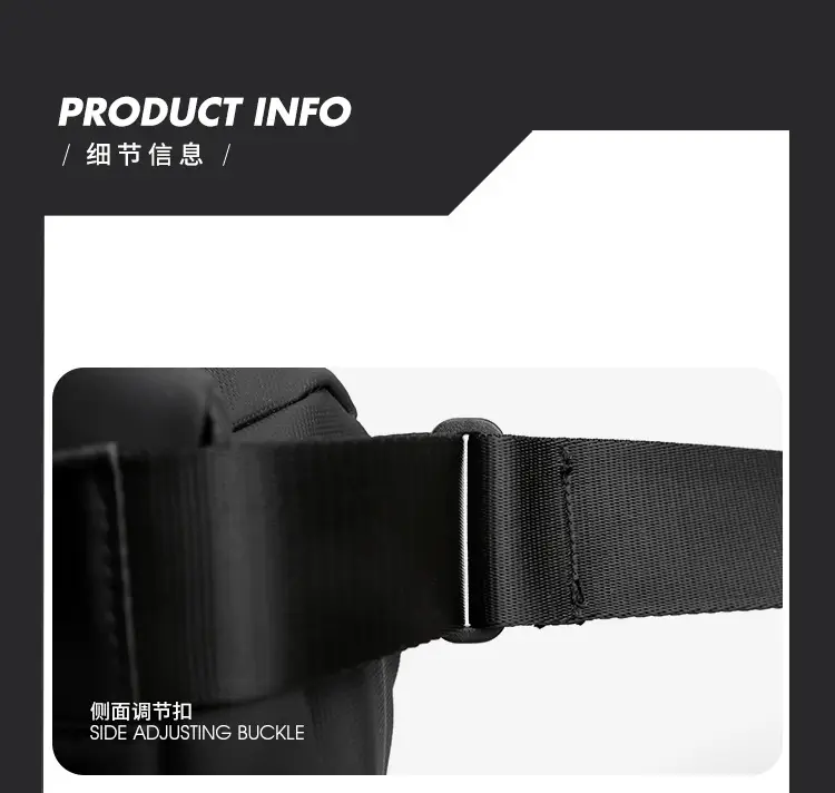 Men's Waterproof Nylon Crossbody Bag Large Capacity — feature 22