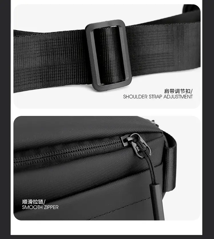Men's Waterproof Nylon Crossbody Bag Large Capacity — feature 24