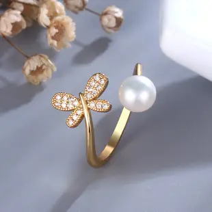 V-Shape Pearl Necklace for Women with Zircon — feature 11