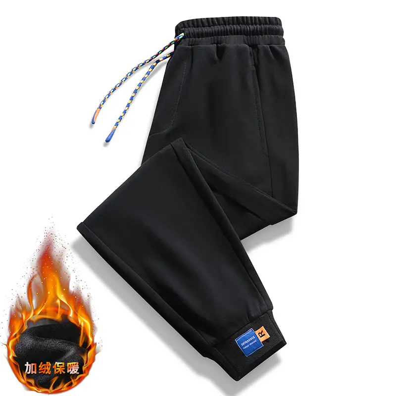 Men White Sweatpants Spring Autumn Casual Wear - Image 4