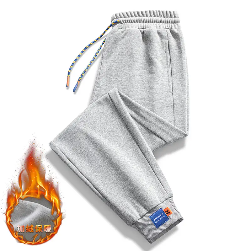 Men White Sweatpants Spring Autumn Casual Wear - Image 5