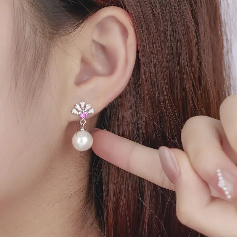 Korean Style Pearl Earrings for Women