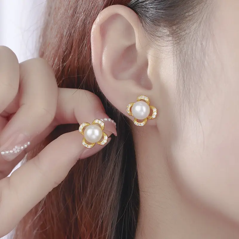 French Niche Pearl Earrings for Women 2023 - Image 2