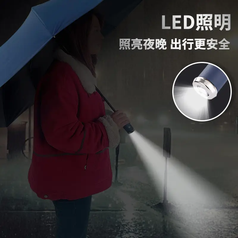Foldable Rain Umbrella Red 106cm Large