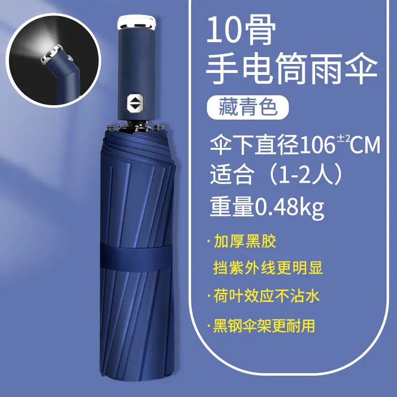 Foldable Rain Umbrella Red 106cm Large