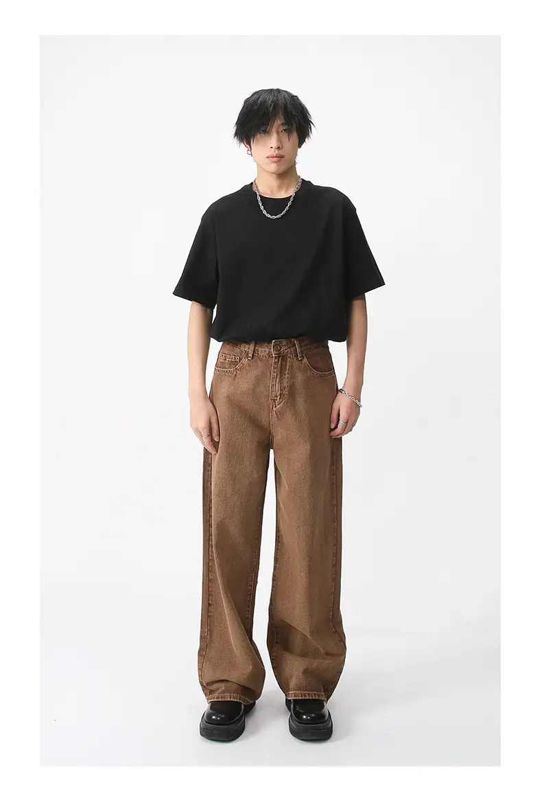Men's Black Round Neck Pullover Shirt 220Gt — feature 15