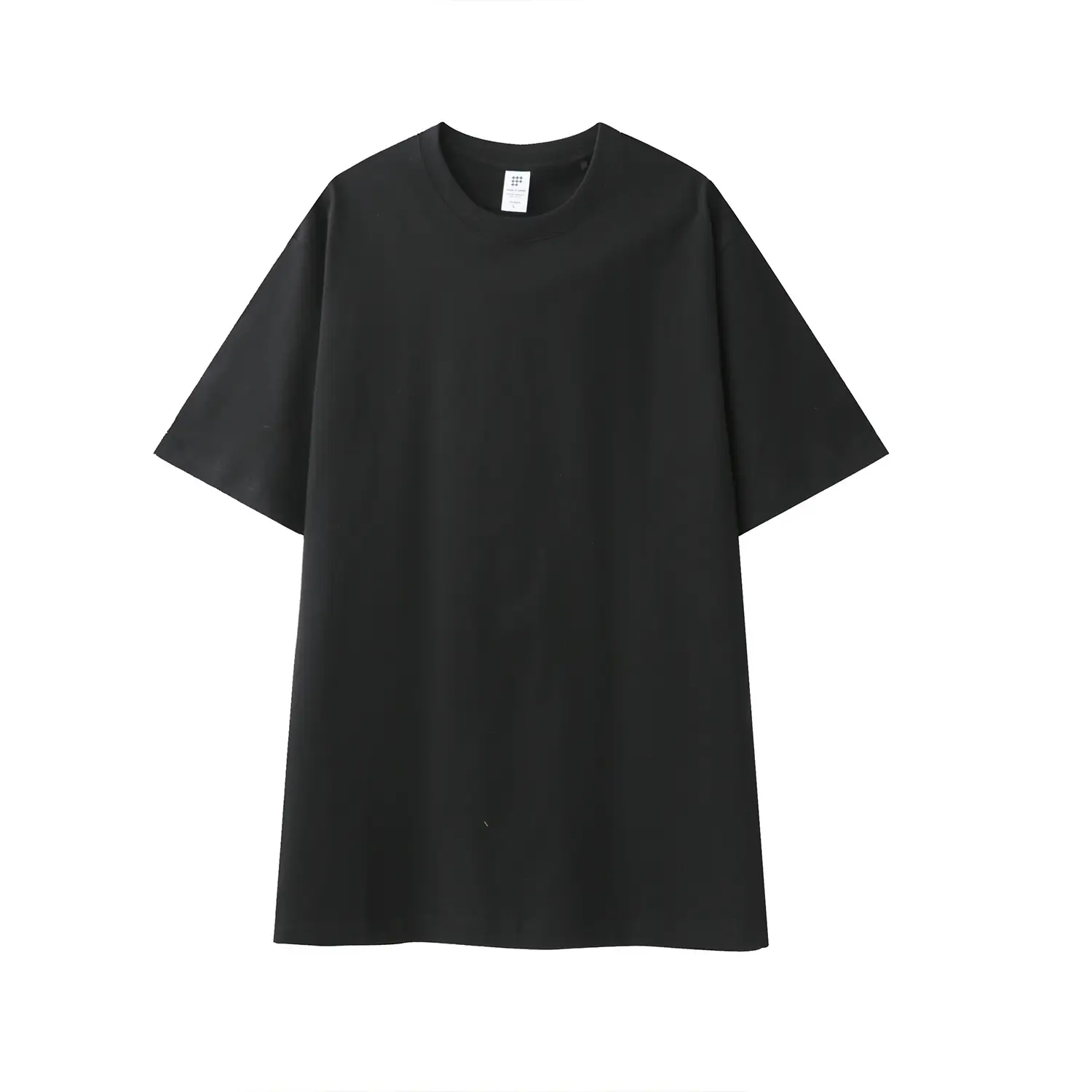 Men's Black Round Neck Pullover Shirt 220Gt - Image 2