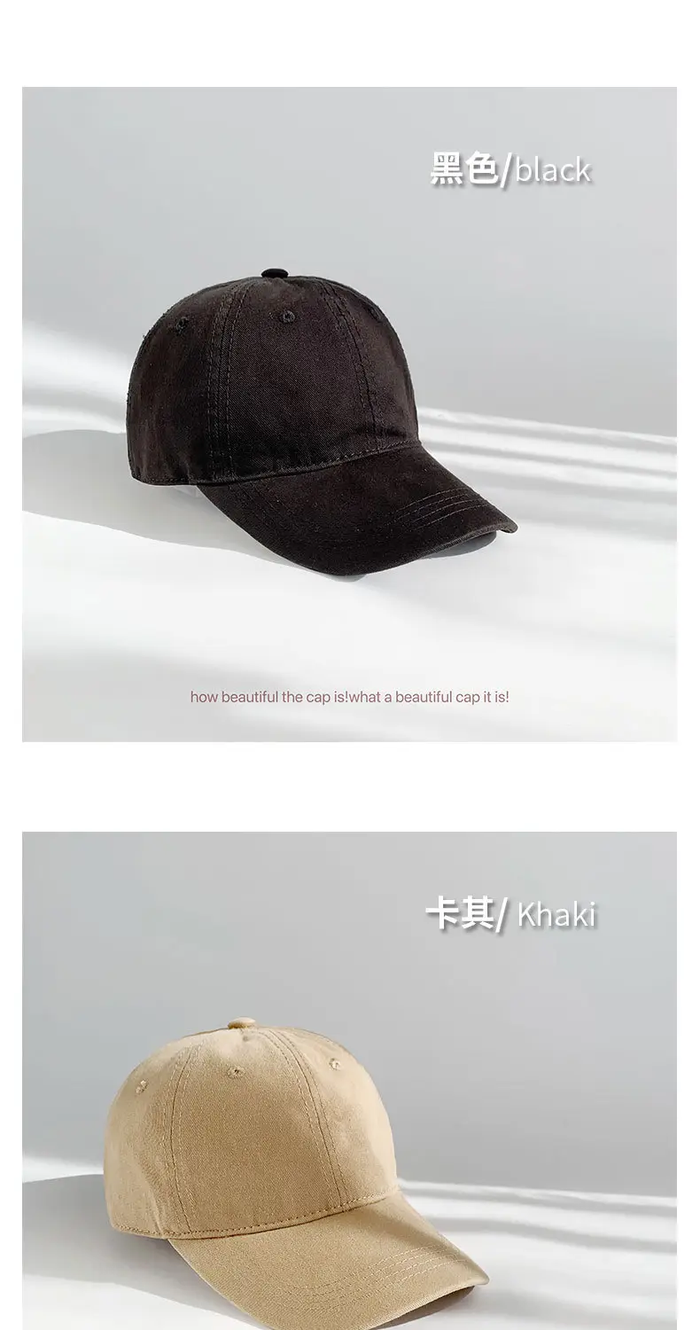 Small Head Circumference Adjustable Baseball Cap Cotton Green Blue — feature 26